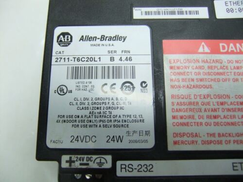 Allen-Bradley Panelview 600 2711-T6C20L1