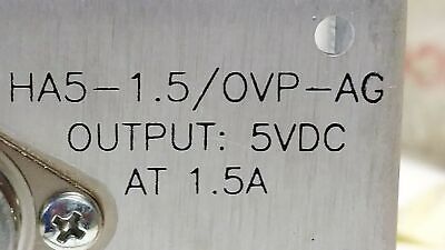 Power One HA5-1.5/OVP-AG Power Supply