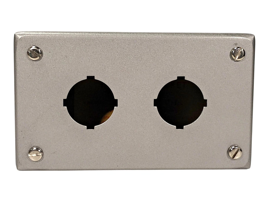 McKinstry Metal Works F-676736 Pushbutton Enclosure w/ 2 Button Spaces