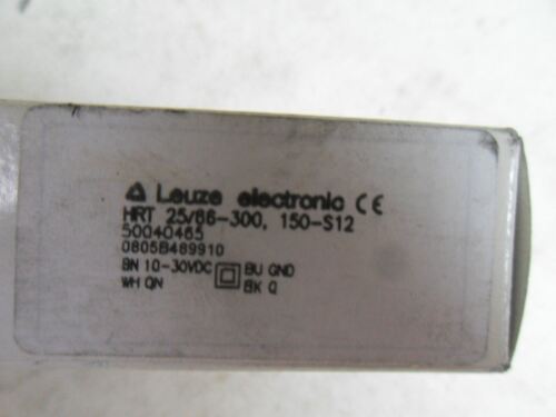 1 LEUZE ELECTRONIC HRT 25/66-300 SCANNER WITH BACKGROUND SUPPRESSION.