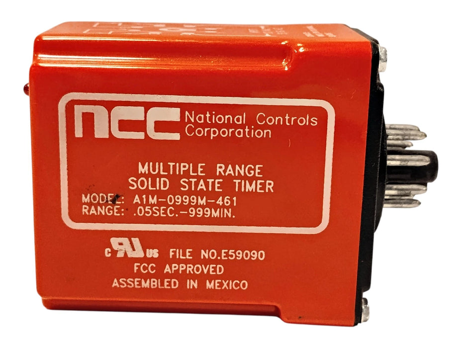 NCC A1M-0999M-461 120 V AC Multiple Range Solid State Timer