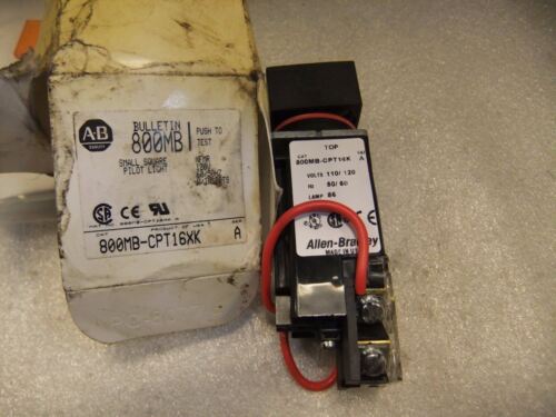 Allen-Bradley 800MB-CPT16XK Push to Test Pilot Light