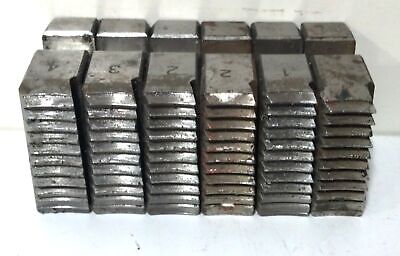 Ridgid 37845 1.5" NPT 12R Right Hand Alloy Pipe Dies - Set of 6