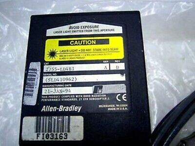Allen-Bradley Laser Scanner Bar Code 2755-LD4B1