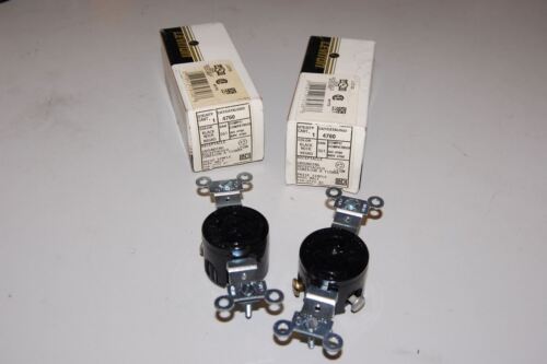 LEVITON 4760 SINGLE RECEPTACLE LOT OF 2