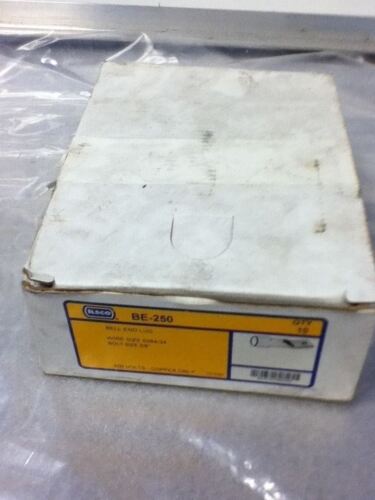 LOT OF 10 ILSCO BE-250 BELL END LUGS