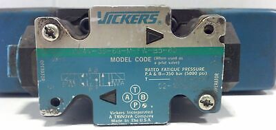 Vickers DG4V-3S-6C-M-FW-B5-60 4-Way Hydraulic Directional Control Valve