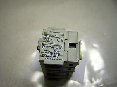 Allen-Bradley Contact Block 195-MA40