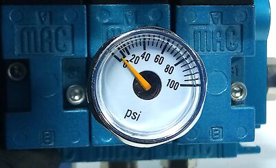 MAC Valve 24 V DC VAC-125 psi Valve Assembly w/ Four 45A-LAC-DDAJ-2KJ