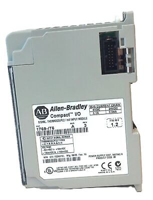 Allen-Bradley 1769-IT6 Ser A Rev 3 F/W Rev 1.2 6 Chnl. Thermocouple Input Module