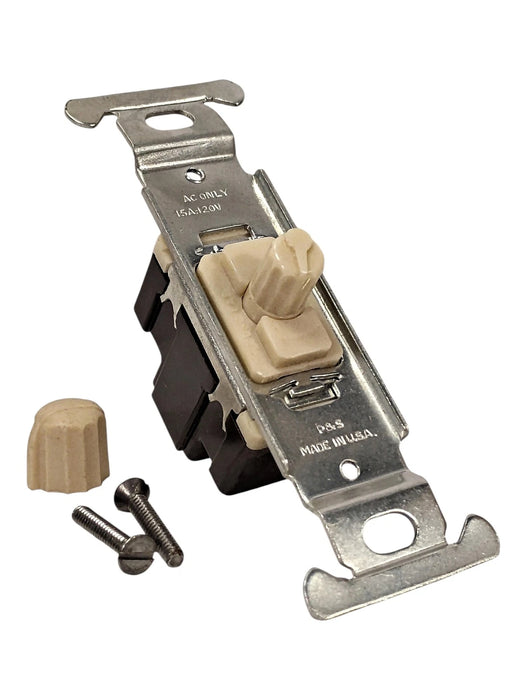 Pass Seymour 1593-I ROTO-GLO 120 V AC 15 A Ivory Three-Way Switch