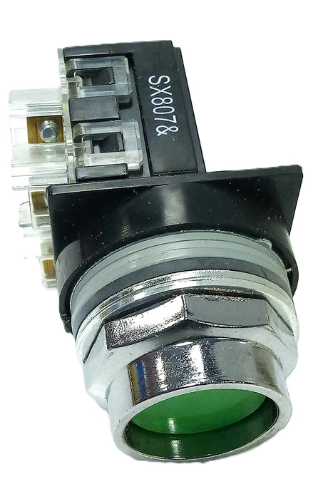 GE CR104PBG91G3 Green Recessed Pushbutton