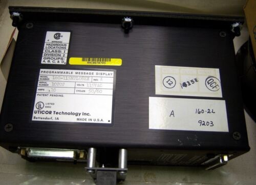 Uticor Programmable Message Display PMD160 160-115N2L08EX