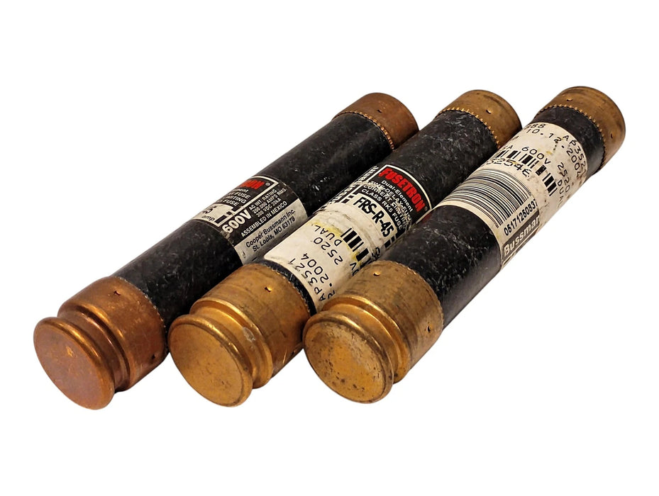 Bussmann FRS-R-45 600 V AC 45 A Current-Limiting Time-Delay Fuses