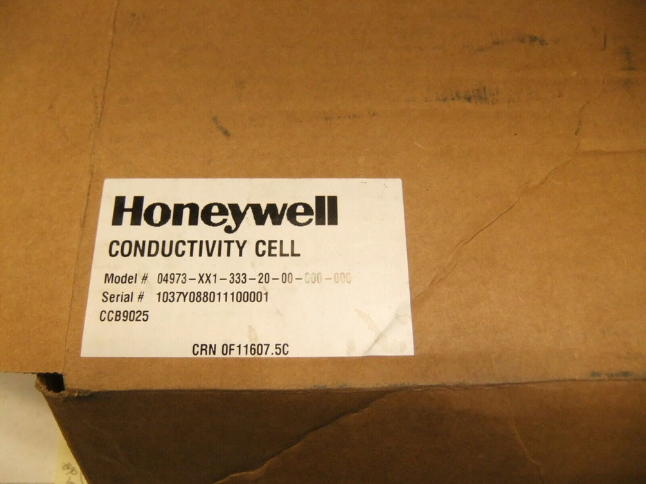 Honeywell Conductivity Cell 04973-XX1-333-20-00-000-000