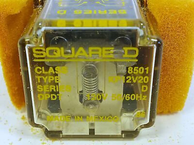 Square D 8501KP12V20 120 V AC 50/60 Hz General Purpose Relay