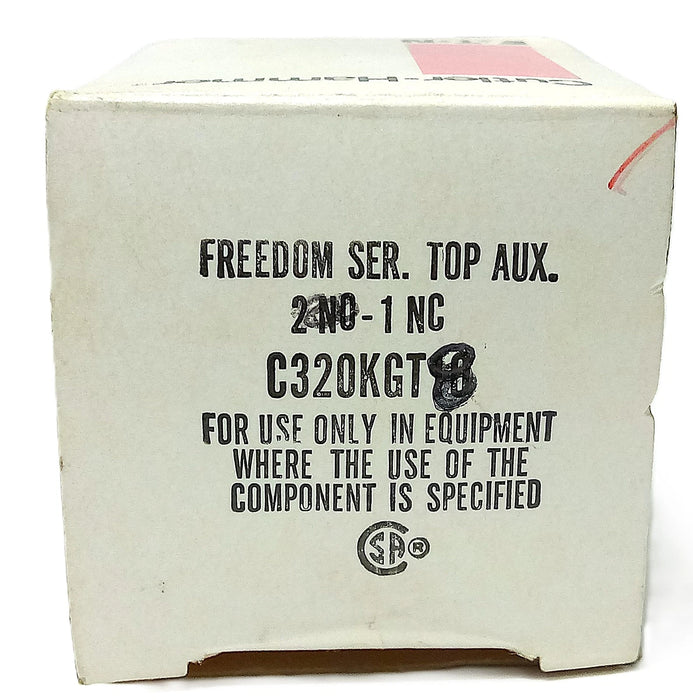 Cutler-Hammer C320KGT8 Auxiliary Contact Block for Contactors