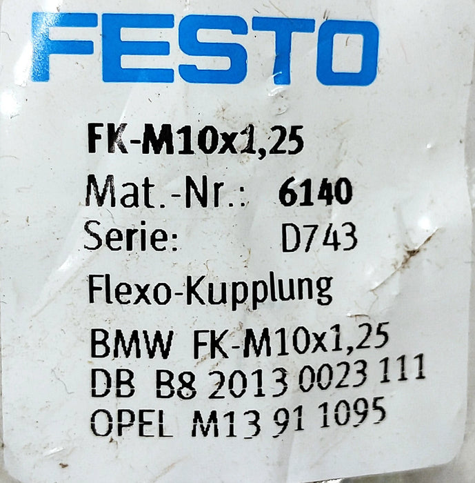 Festo FK-M10X1.25 6140 Flexible Coupling