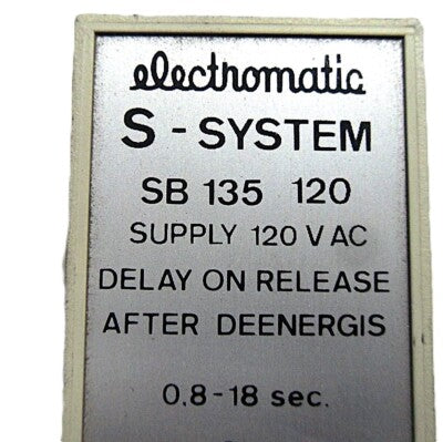 Carlo Gavazzi SB135120 120 V AC 0.8-18 Second Delay-On Time Delay Relay