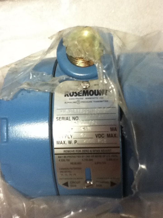 Rosemount 1151DP6S22M1B3D2 TRANSMITTER- NO BOX