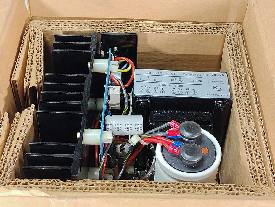 SOLA 83-24-260-2 Linear Power Supply w/ 120/240VAC Input and 24VDC 6A Output