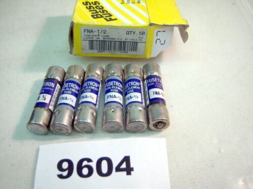 6 Cooper Bussmann FNA-1/2 Fuses