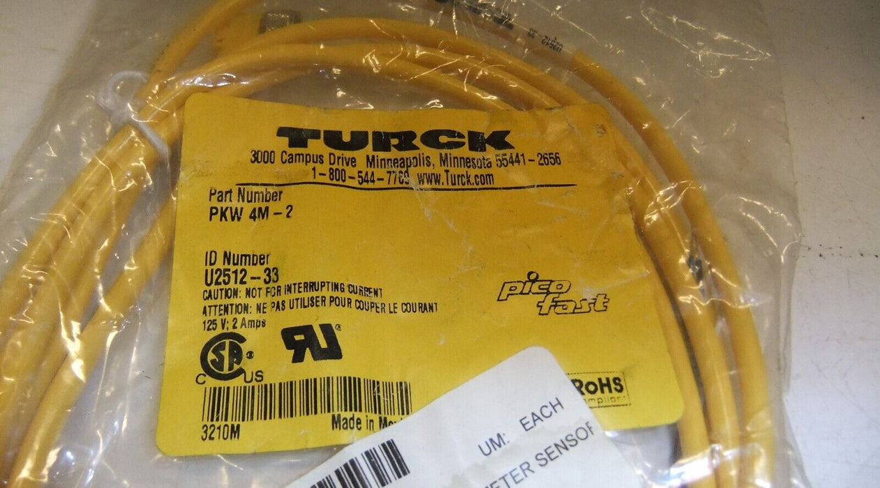 Turck Picofast Cable PKW 4M-2