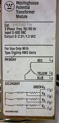 Westinghouse PRTAPTM Potential Transformer Module