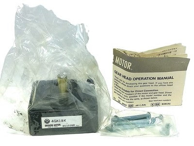 Oriental Motor 4GK18K Parallel Gear Head Speed Reducer
