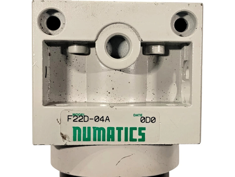Numatics F22D-04A 0.3 Micron Coalescing Compressed Air Filter w/ 1/2 NPTF Ports