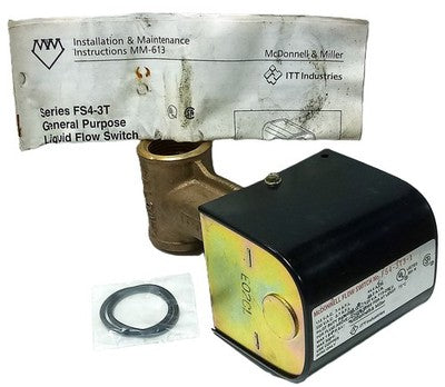 McDonnell FS4-3T3-1 115-230 V 160 psi 1 in NPT Flow Switch