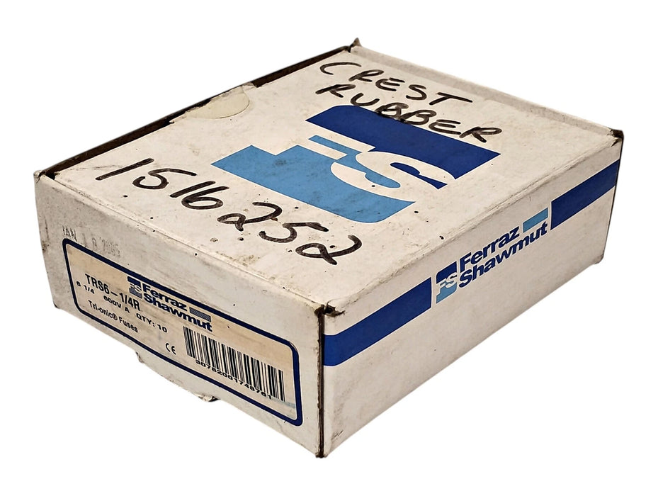 Ferraz Shawmut TRS6-1/4R 600 V AC/DC 6.25 A Current-Limiting Time-Delay Fuses
