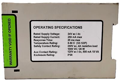 Banner Engineering MM-FM-2A 24 V AC / DC 250 mA Machine Safety Relay