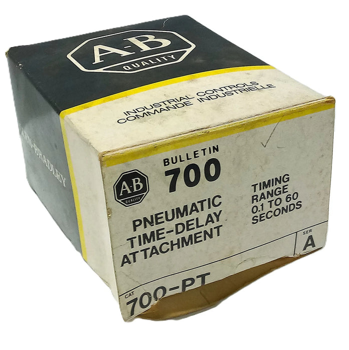 Allen-Bradley 700-PT 10 A 0.1-60 Seconds Pneumatic Time-Delay Relay Attachment