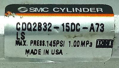 SMC CDQ2B32-15DC-A73LS Double-Acting Compact Pneumatic Cylinder