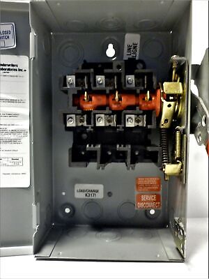 GE TGN3321 Safety Disconnect Switch