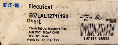 Eaton E57LAL12T111S4 6-32 V DC Inductive Proximity Sensor
