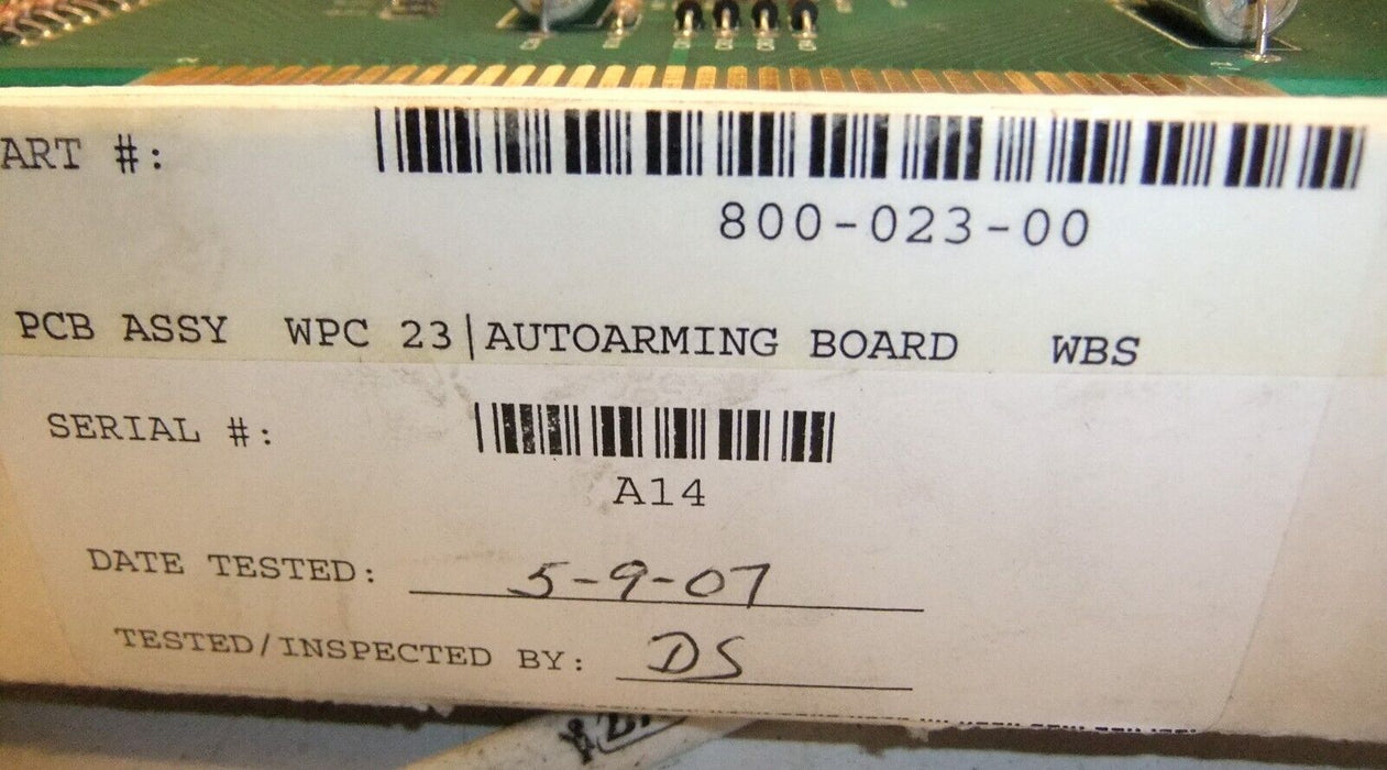 WPC Autowarming Board WPC23 800-023-00