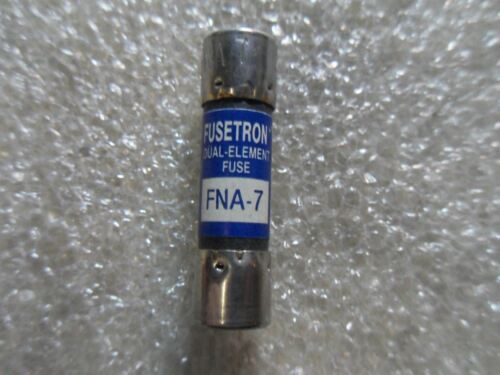 7 Bussmann Fusetron FNA-7 125VAC 7A Dual Element Fuses