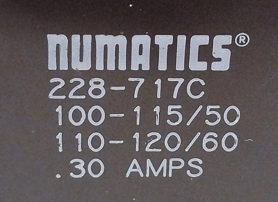 Numatics 554SS500K000030 150 psi Solenoid Valve w/ 100-120 V AC Coils