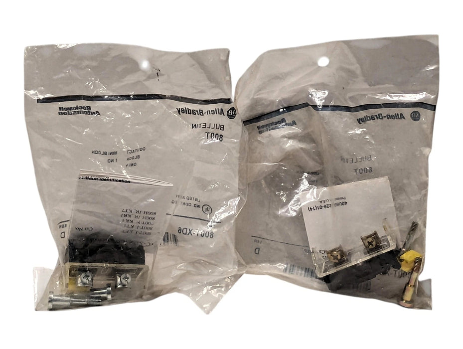 Allen-Bradley 800T-XD6 Series D 1 NC Mini Contact Block for 30 mm Pushbuttons