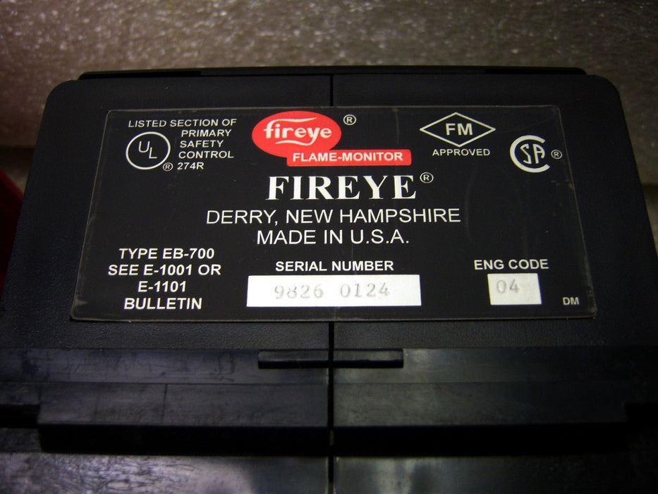 Fireye Flame Safety Control EB-700 EP160 833-2585 Flame Safety Modules