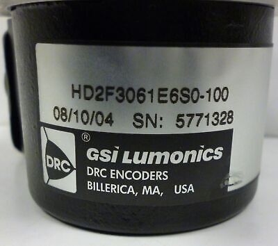 DRC HD2F3061E6SO-100 GSI Lumonics 24VDC Rotary Encoder