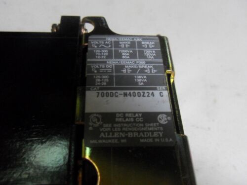 Allen-Bradley 700DC-N400Z24 Relay
