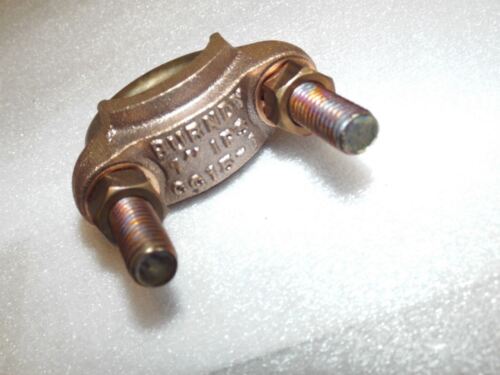 BOX OF 11 BURNDY 1" IPS GROUND CONNECTORS