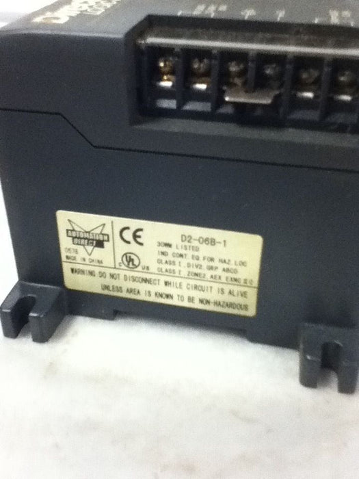 Automation Direct D2-06B-1 Slot Base with Modules