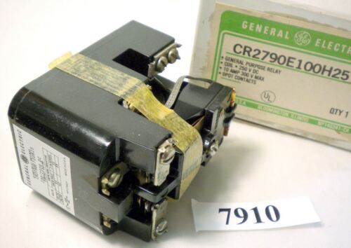 GE General Purpose Relay CR2790E100H25250 VDC Coil 10A