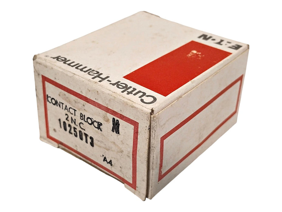 Cutler-Hammer 10250T3 Series A4 600VAC/250VDC AC/DC 6 A 2NC Contact Block