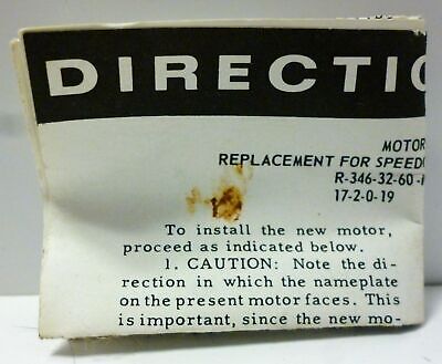 Bodine KCI-24 / 017138W 120VAC 1550RPM Motor