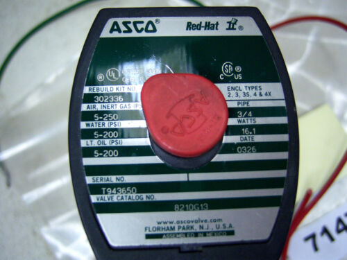 ASCO Solenoid Valve 3/4" 8210G13